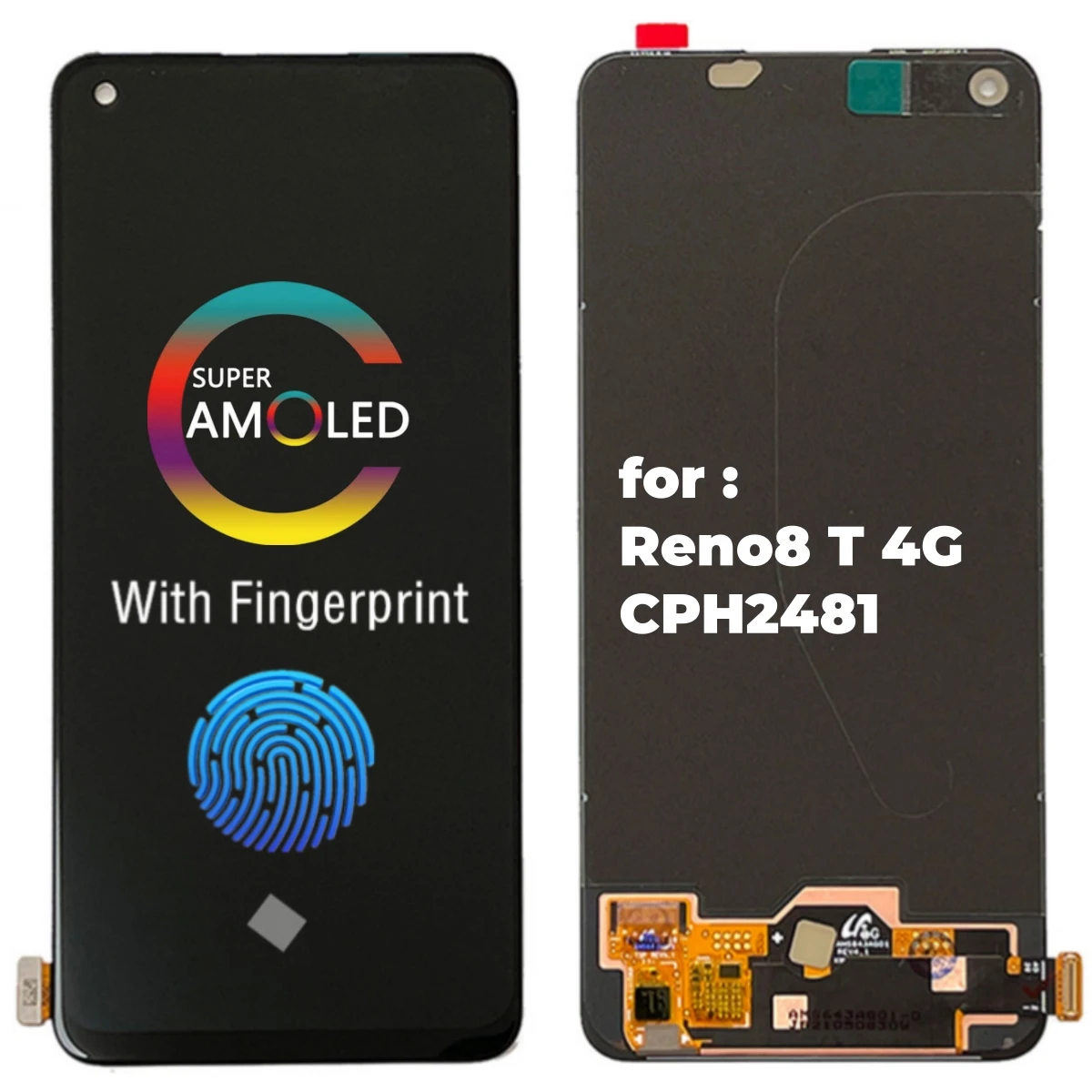 

IParts Замена AMOLED ЖК-дисплей сенсорный экран для OPPO Reno8 T Reno 8 T 4G CPH2481 OEM запчасти для ремонта телефонов
