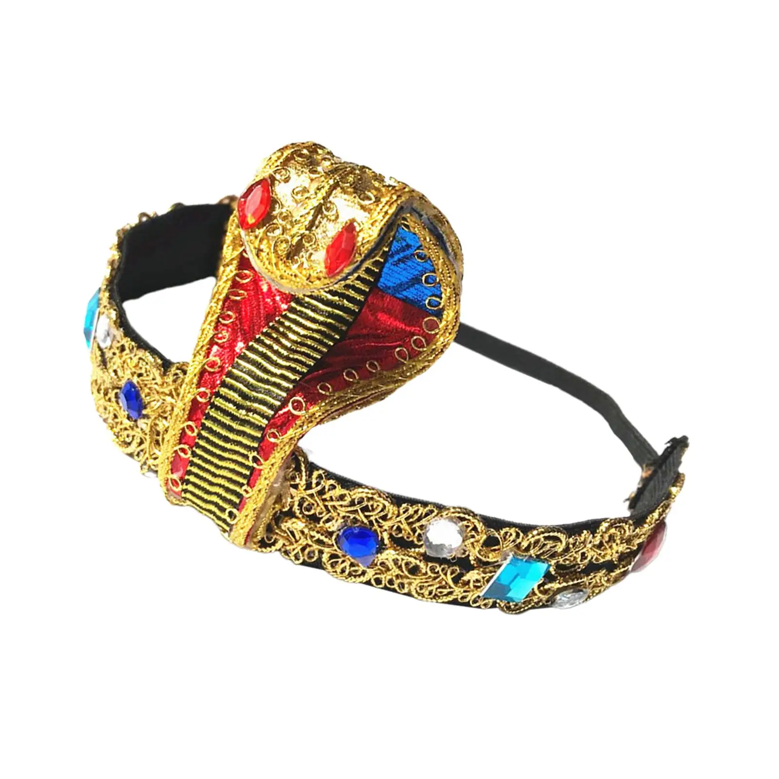 

Antique Egypt Queen Headdress Stylish Gift Theme Costume Egyptian Snake Headdress for Party Props Halloween Event Adult Ladies