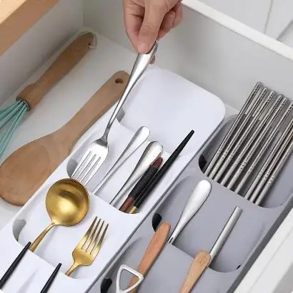 Spoon Storage Box Cutlery Tray Knife Holder And Fork Tableware Organizer Plateau Block Kitchen Tool
