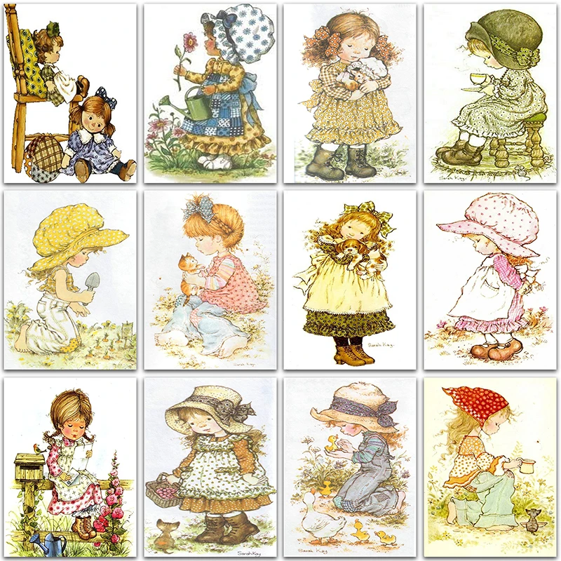 

5D DIY Diamond Painting Flower Little Girl Art Princess Home Decoration Full Square&Round Diamond mosaic embroidery Cross stitch