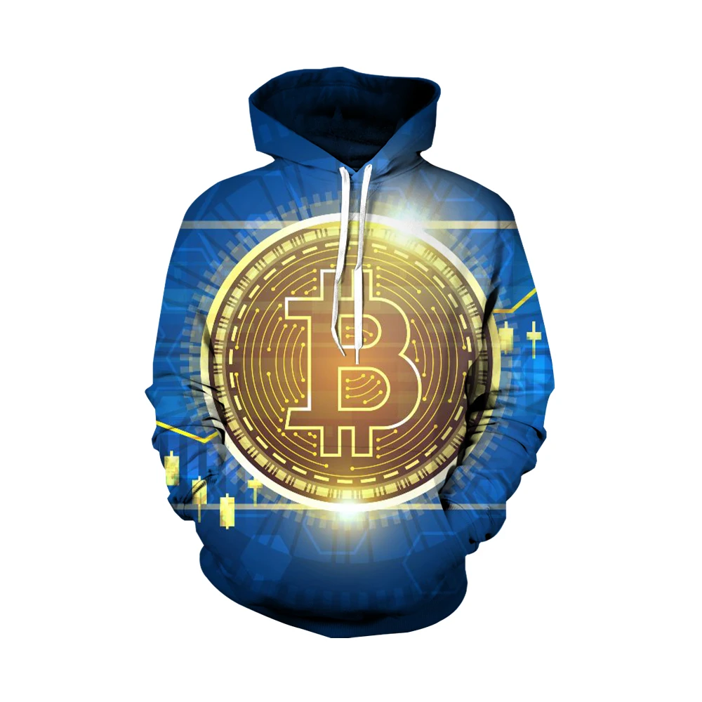 

Rropshippshing Gold Coin Printing 3d Hoodies Unisex Hoodie Cool Unisex Streetwear Hoody Pullover Hip Hop Sport Tops Coat Male
