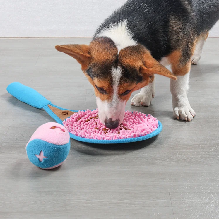

Pet Dog Plush Snuffle Toy Interactive Puzzle Feeder Bowl Food Training IQ Dog Chew Squeaky Toys Ball Treat Game Dog Accessories