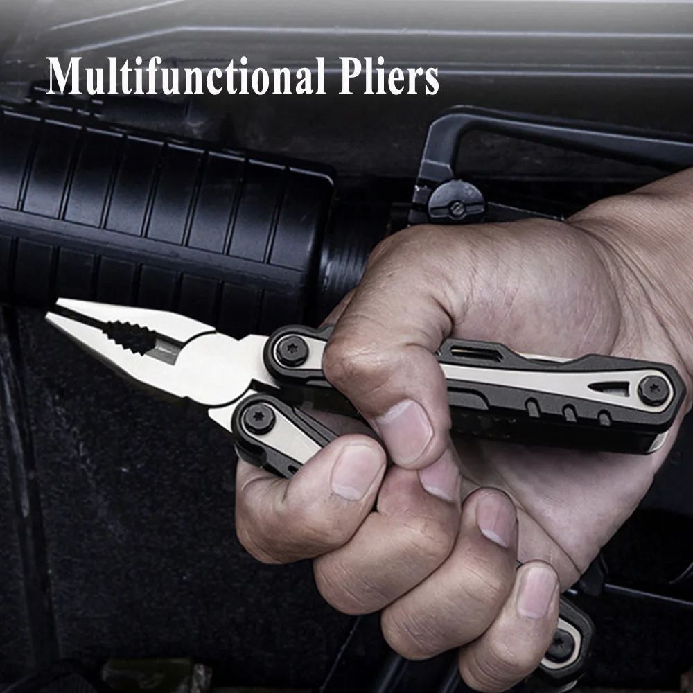 

EDC инструменты для выживания складной нож 13 в 1 многофункциональный инструмент плоскогубцы резка проволоки кемпинг на природе портативные ...