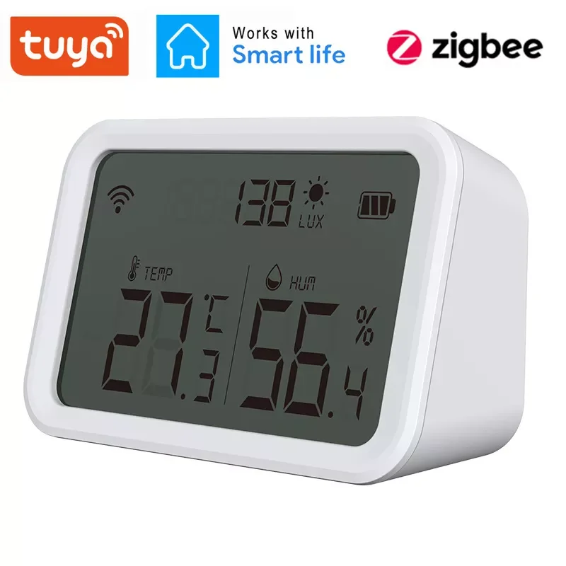 

Цифровой термометр Zigbee 3,0, сенсор влажности и температуры с ЖК-дисплеем