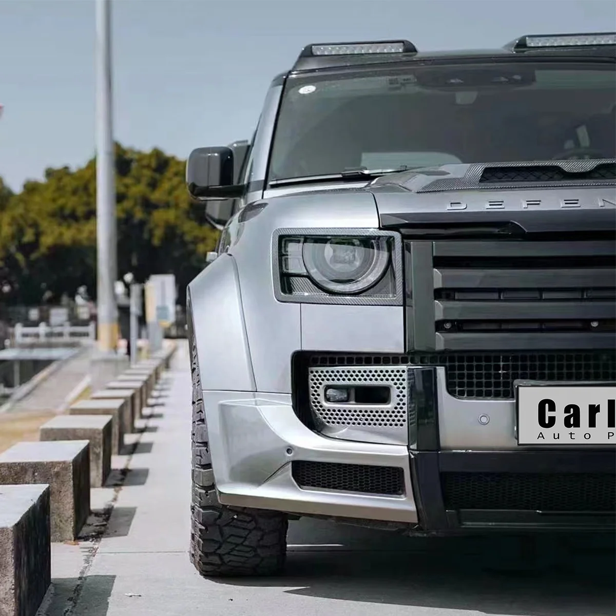 zderzaki samochodowe Części modelu Lumma do Land rover Defender L663 2020+ modernizacja LUMMA Szerokie zestawy karoserii z kratkami zderzaków