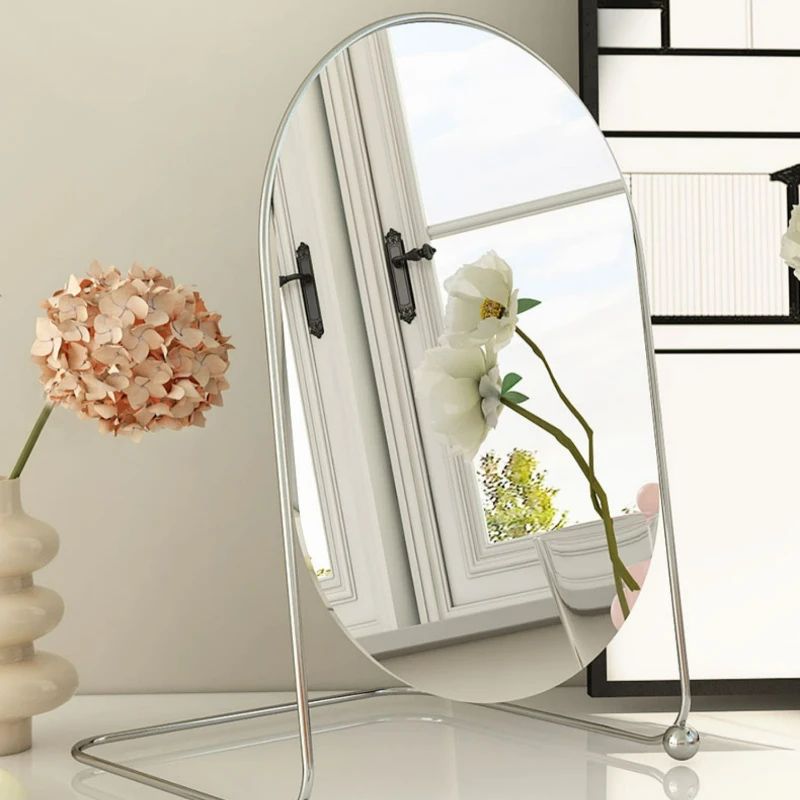 

Настольные декоративные зеркала, эстетические портативные декоративные зеркала для спальни, зеркало для макияжа, украшение для дома класса люкс YY50DM