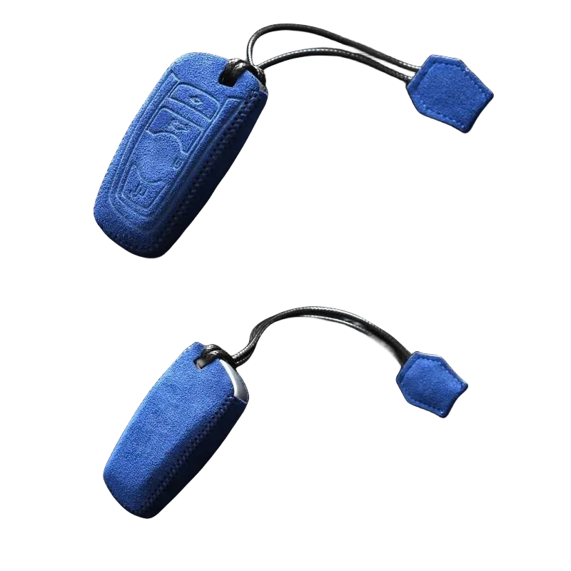 Замшевый Кожаный Автомобильный смарт-брелок с дистанционным управлением брелок