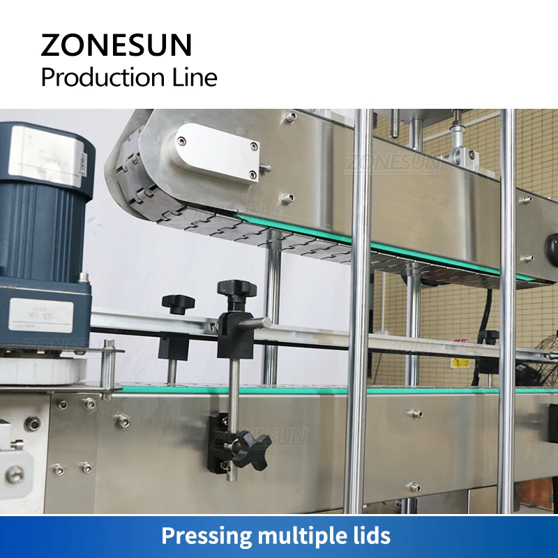 ZONESUN Машина для наполнения и укупорки шнека порошка Серводвигатель Бутылка Банка
