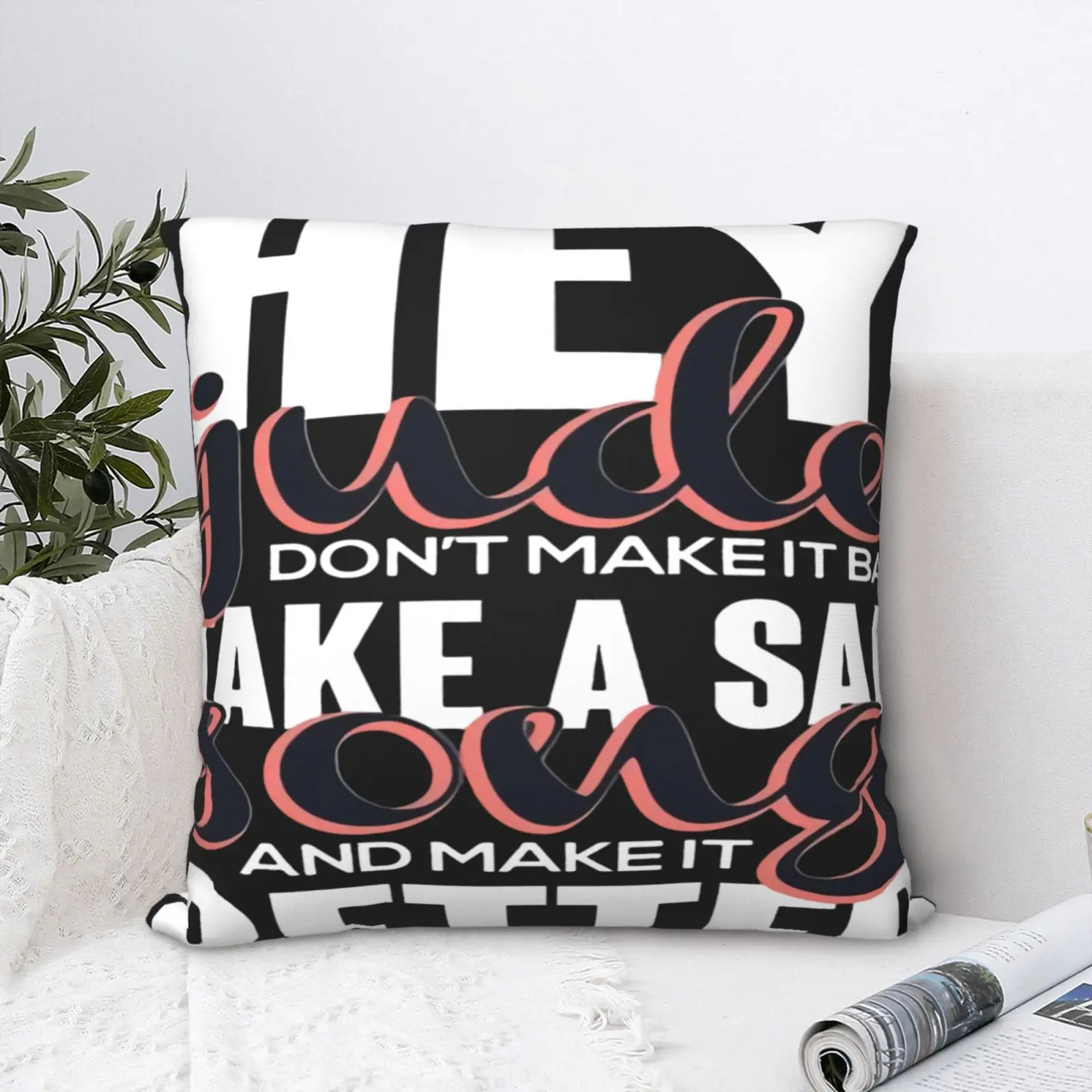 

Чехол с изображением текста Lennon And mccard ney Hey, подушка, чехол, чехол с застежкой-молнией, аниме подушка, чехол с застежкой-молнией, современный ч...