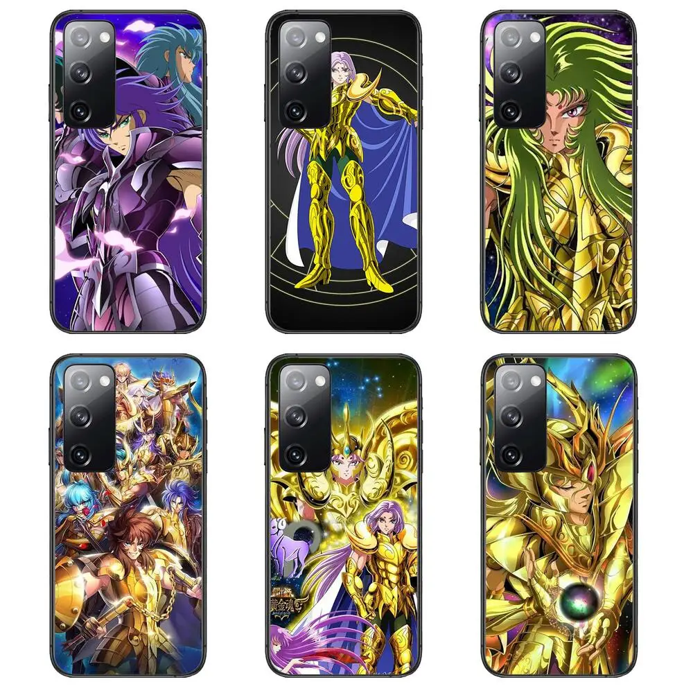 

Saint Seiya For Samsung Galaxy S30 s21 fe s20 s7 s5 s8 Plus s9 s10 s10e s21 Ultra Note 10 lite Phone case