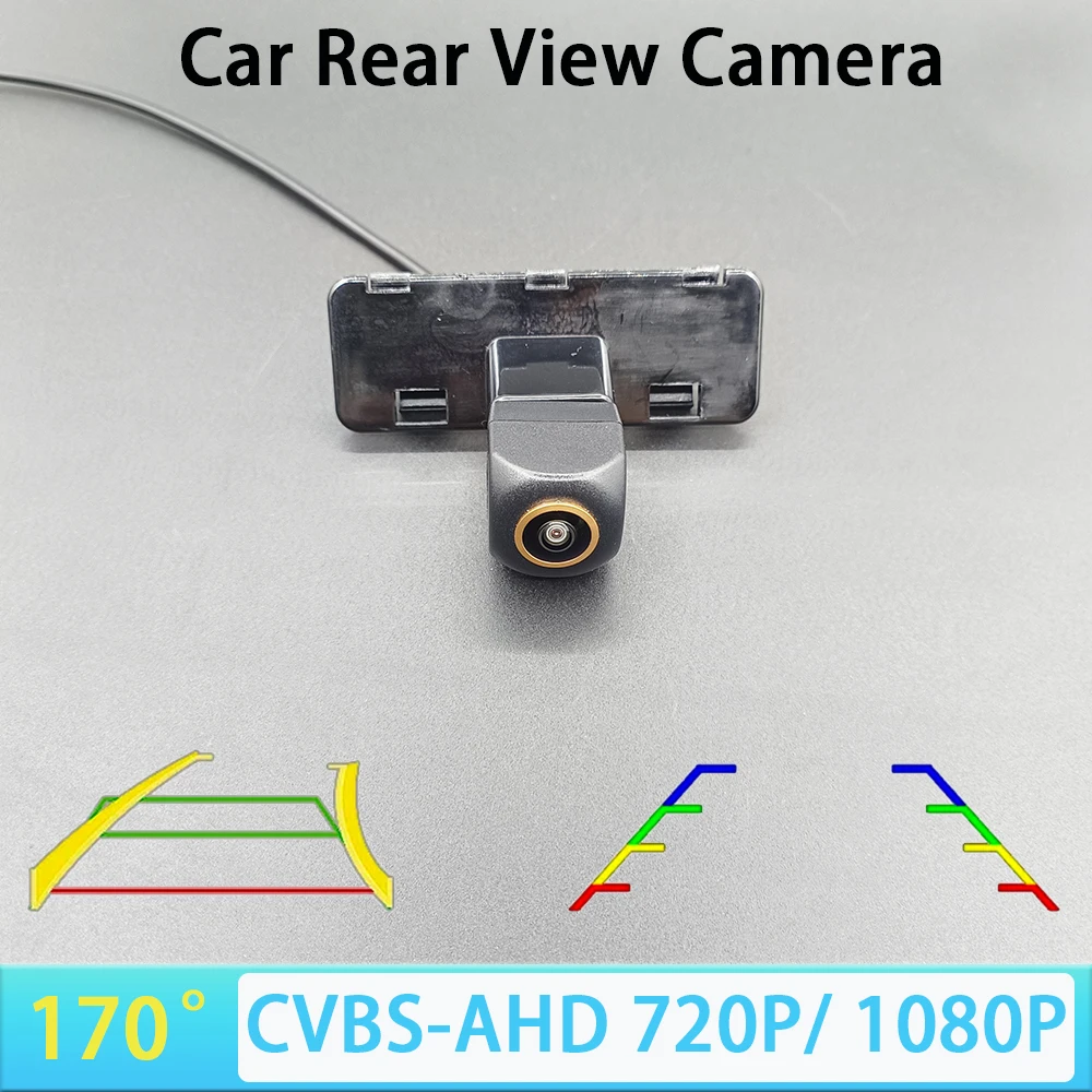 Фото Широкоугольная AHD 1080P CVBS камера заднего вида 170° для Suzuki Swift 2013 с разметкой/линейкой AHD 720P NTSC PAL №1