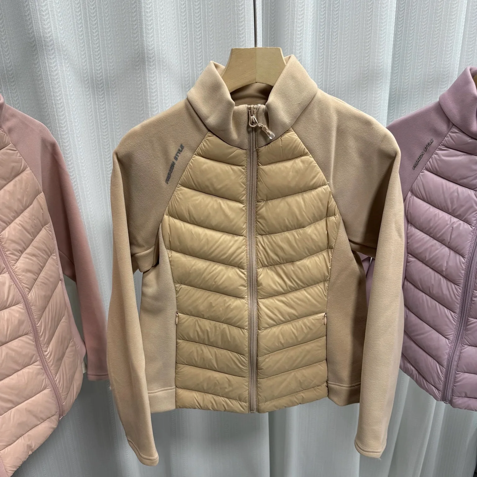 Lu Order! National Standard 90 White Duck Down Yoga Sports Fitness Liner Stand Collar Down jacket Casual Warm Outerwear