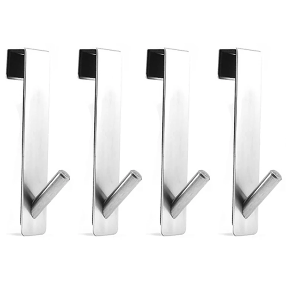 

Дверные Крючки для душа, крючки над дверью для ванной комнаты, Безрамная стеклянная дверь для душа, крючки для полотенец, вешалка для полоте...