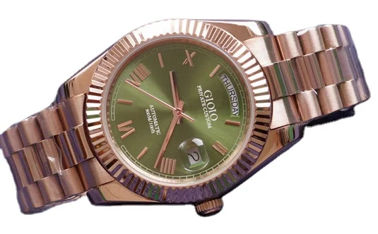 

men automatic mechanical watch green rome