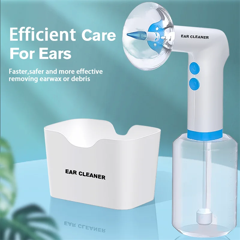 

Electric Ear Water Cleaner 500ml Earwax Ear Wax Removal Irrigation System Safety Ear Washer Cleaning Kit For Adults Kids