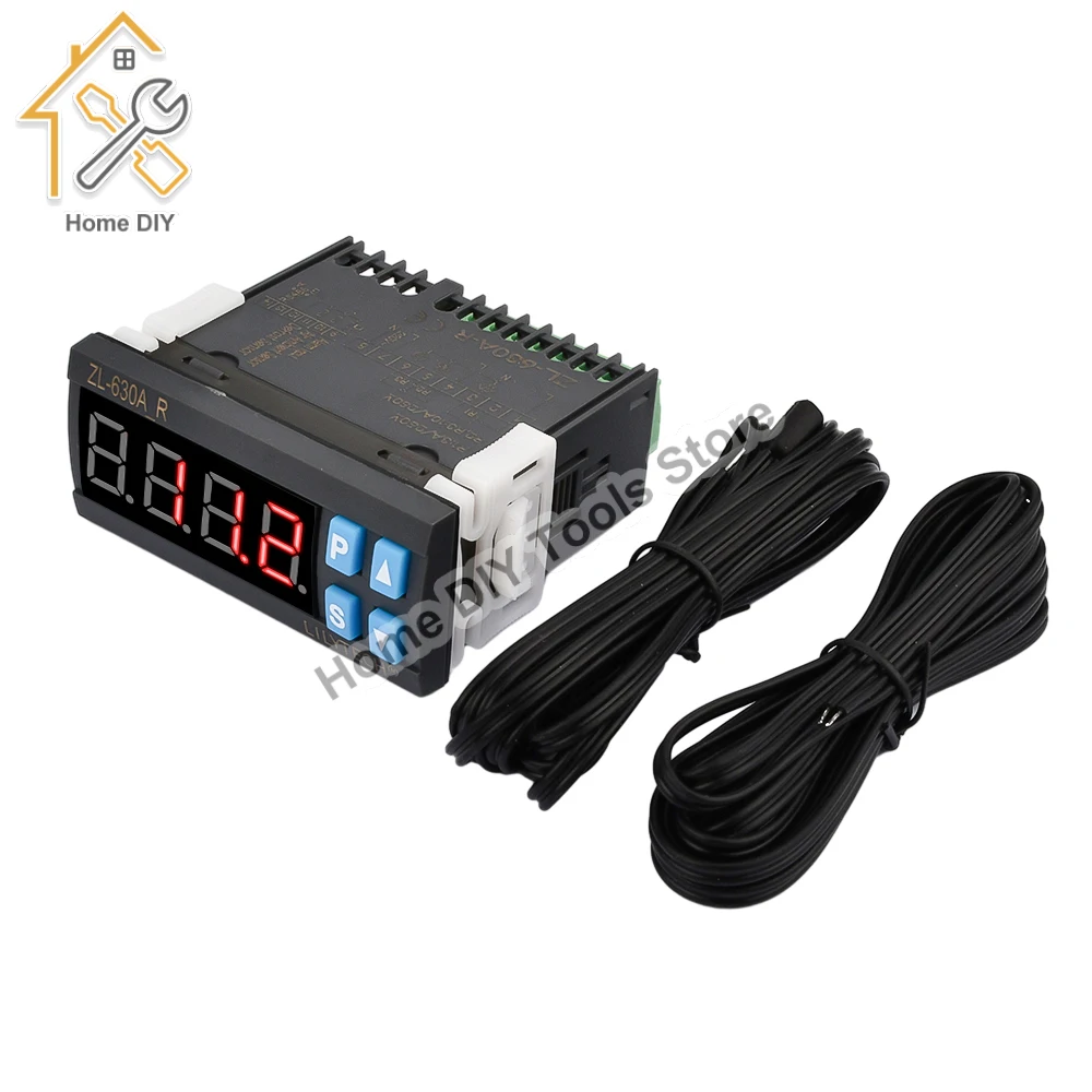 

ZL-630A-R RS485 Digital Temperature Controller Cold Storage Temperature Controller Thermostat With Modbus AC185-245V 50HZ