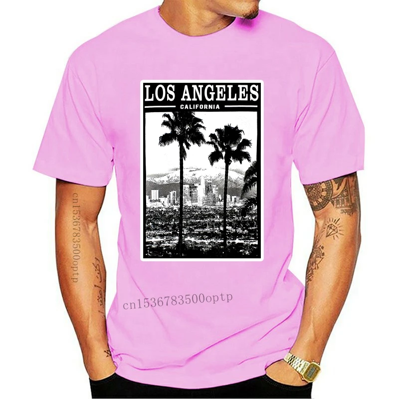 Kaus Baru Kaus Pria Geek California Republic Los Angeles Twin Palm