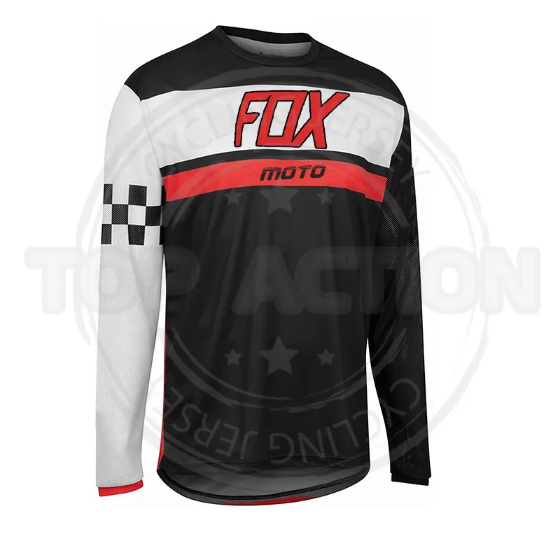 

2022 moto fox Motocross jersey mtb downhill jersey MX cycling mountain bike DH maillot ciclismo hombre quick dry jersey clothes