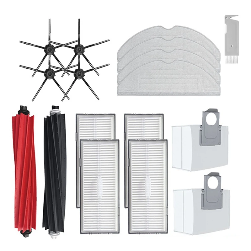 

For Roborock S8 PLUS S8+ S8 Pro Ultra Robot Vacuum Main Side Brush Mop Hepa Filter Dust Bag Cleaning Rolling Brush