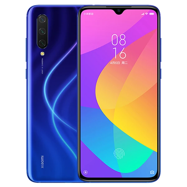 Cellphone Xiaomi Mi 9 Lite / xiaomi CC9 Smartphone ，Dual SIM Phone Google play Fingerprint 48 MP +32 MP (random colour）