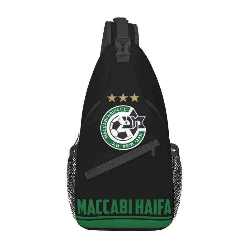 

Haifa Maccabi слинг кросс-боди рюкзак для мужчин под заказ футбольный клуб нагрудная сумка на плечо для путешествий пеший Туризм рюкзак