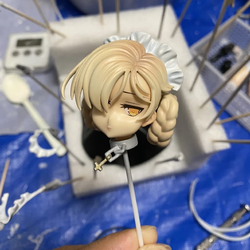 Фото (В наличии) (W_3436) 1/6 Sheffield Maid Ver Azur Lane Неокрашенный, в разобранном виде WF2020w Diy GK Комплект модели из белой смолы №5