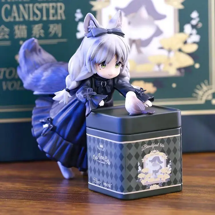 

Tea Canister Pastoral Cat Sexy Girl PVC Action Figures toys Anime figure Toys For Adult ceremony Gifts