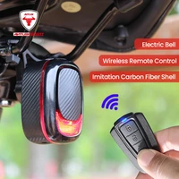 antusi a5 wireless anti theft bicycle tail light alarm usb rechargeable rear light ip65 waterproof led taillight cycling lamp