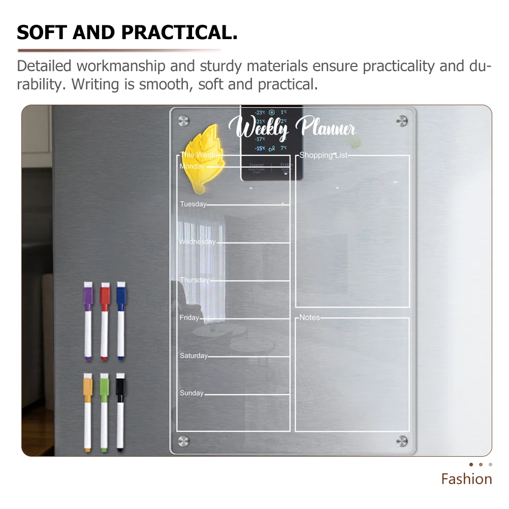 Доска для сообщений на холодильнике доска сухого стирания акриловый