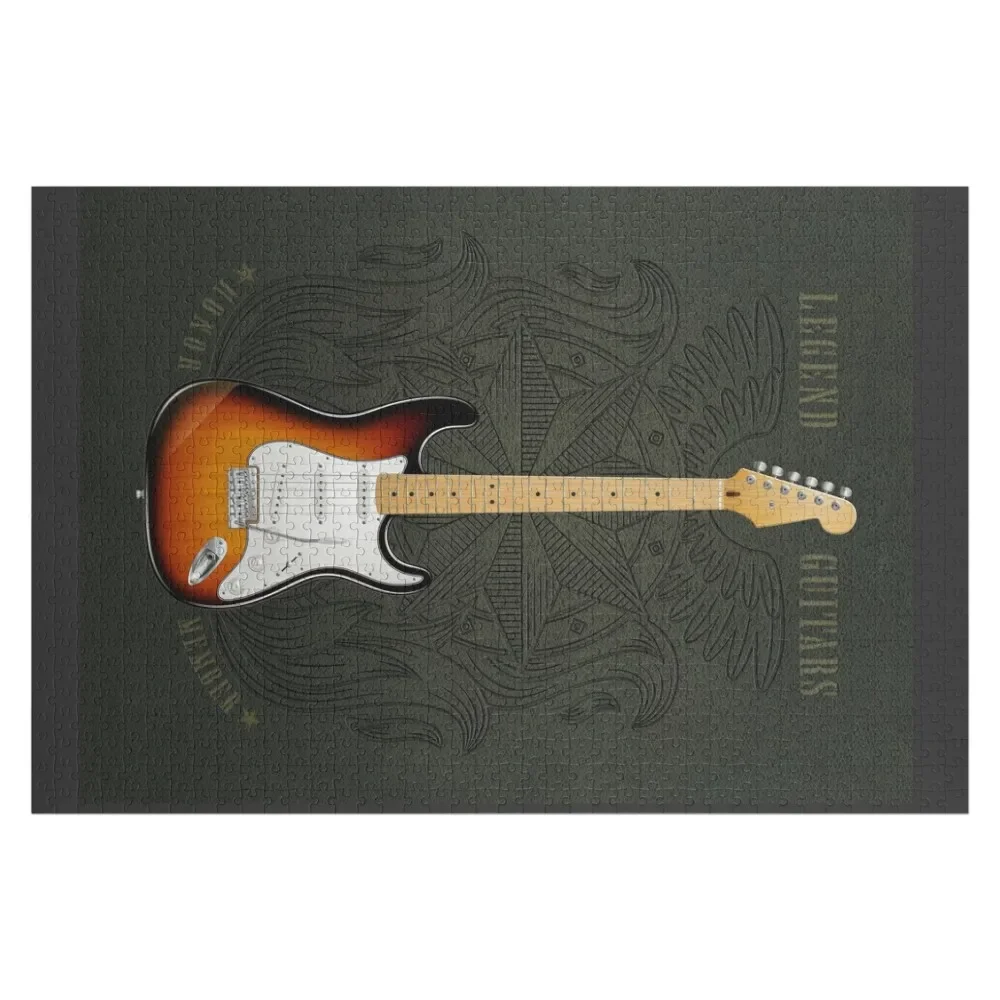 Электрогитара Strato Головоломка Персонализированная фотография Подарочная