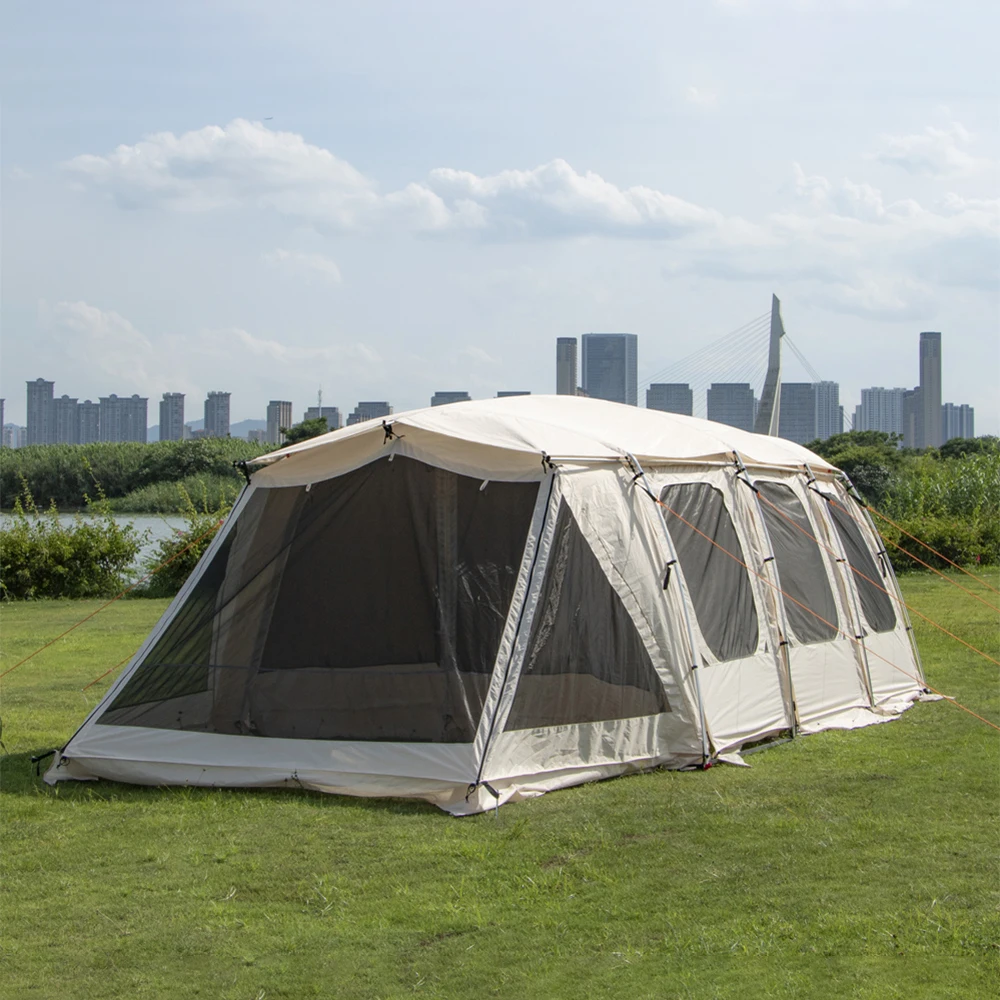 

Factory Modern 8-12 Person Outdoor Luxury Villa Large Folding Beach Picnic Tents Custom Family Camping Tent Travel for Sale