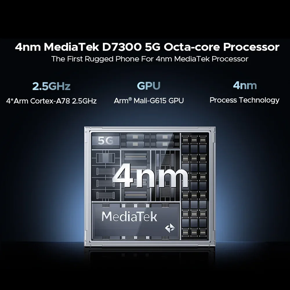 Прочный телефон DOOGEE V40 Pro дисплей 6 78 дюйма IP5 5G 16G6 512G6 размер 7300 4 нм 200 МП Al-камера 8680