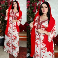 muslim hijab dress jalabiya dubai abaya turkey african maxi dresses for women caftan marocain islam kaftan robe djellaba femme
