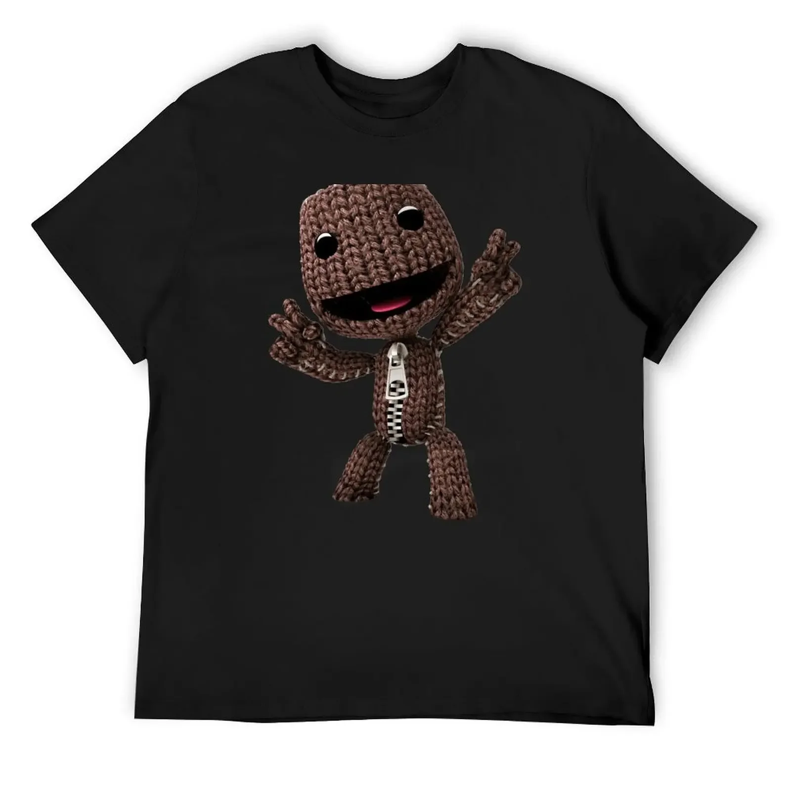 LBP Sackboy футболка винтажная аниме рубашка оверсайз летняя одежда мужские футболки