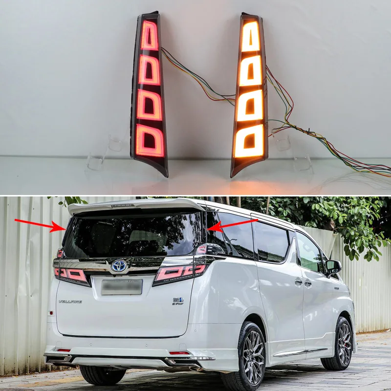 Автомобильный задний бампер фонарь для Toyota Vellfire 30 Agh30 2019 2020 2021 2022 2023 индикатор
