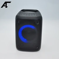10w portable speaker 4 inch bluetooth with led light support usb tf mic fm radio karaoke speakers for friends home music party