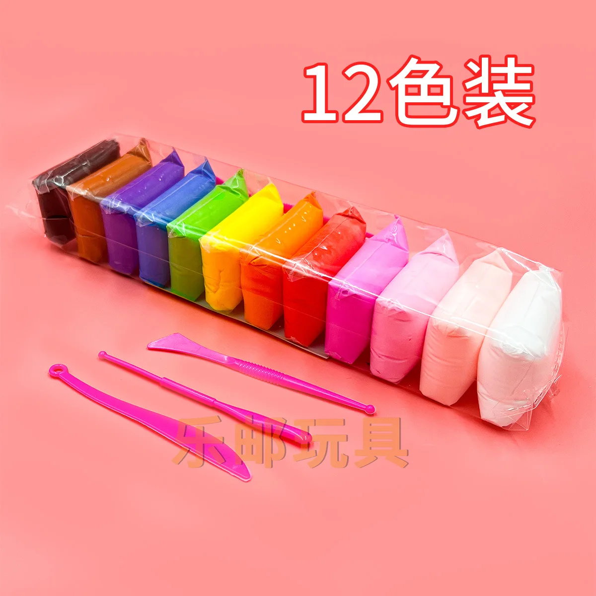 

12 colors Kids Color Polymer Light Clay Soft Plastic Slime Toy Modelling Clay Playdough Slimes Toys DIY Creative Dough craft toy