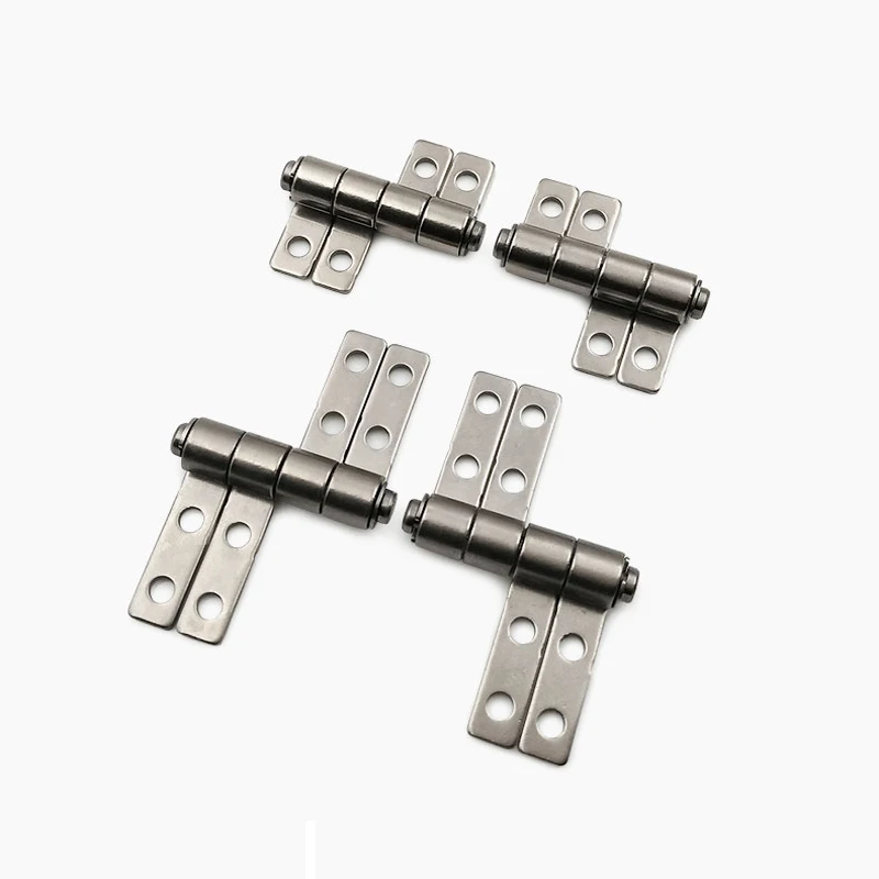 JY-1231-2 Consumer Electronics Parts Friction Steel Hinge Silver 10pcs