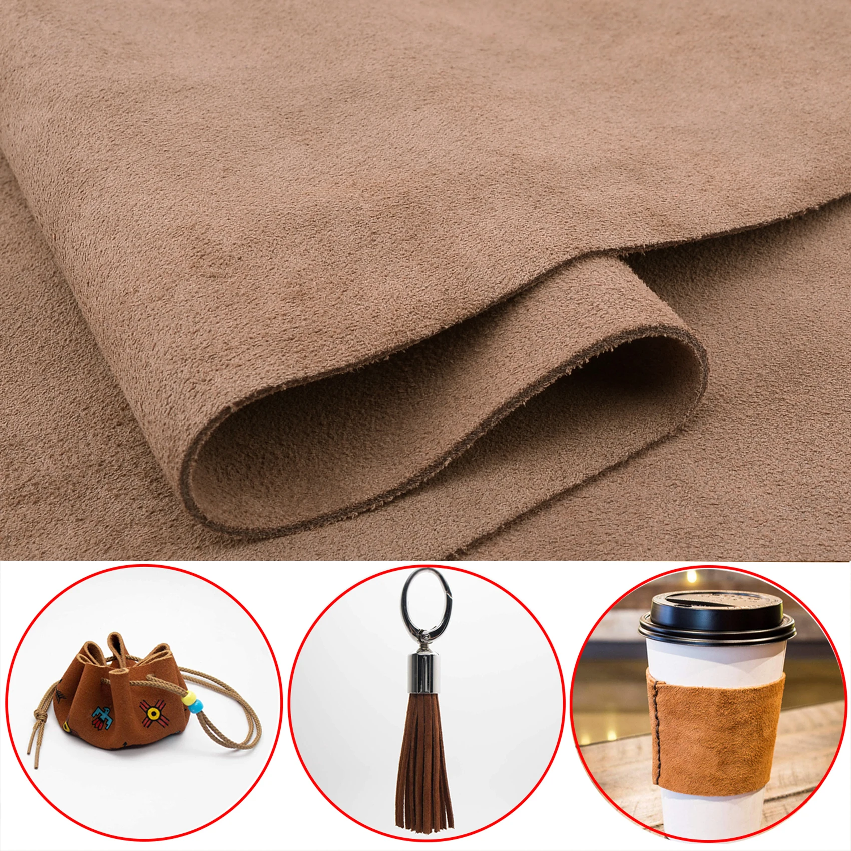 

Genuine Suede Hide Skin Leather Fabric Piece Cow Split Leather First Layer Material DIY Hand Leathercraft Sewing Accessories