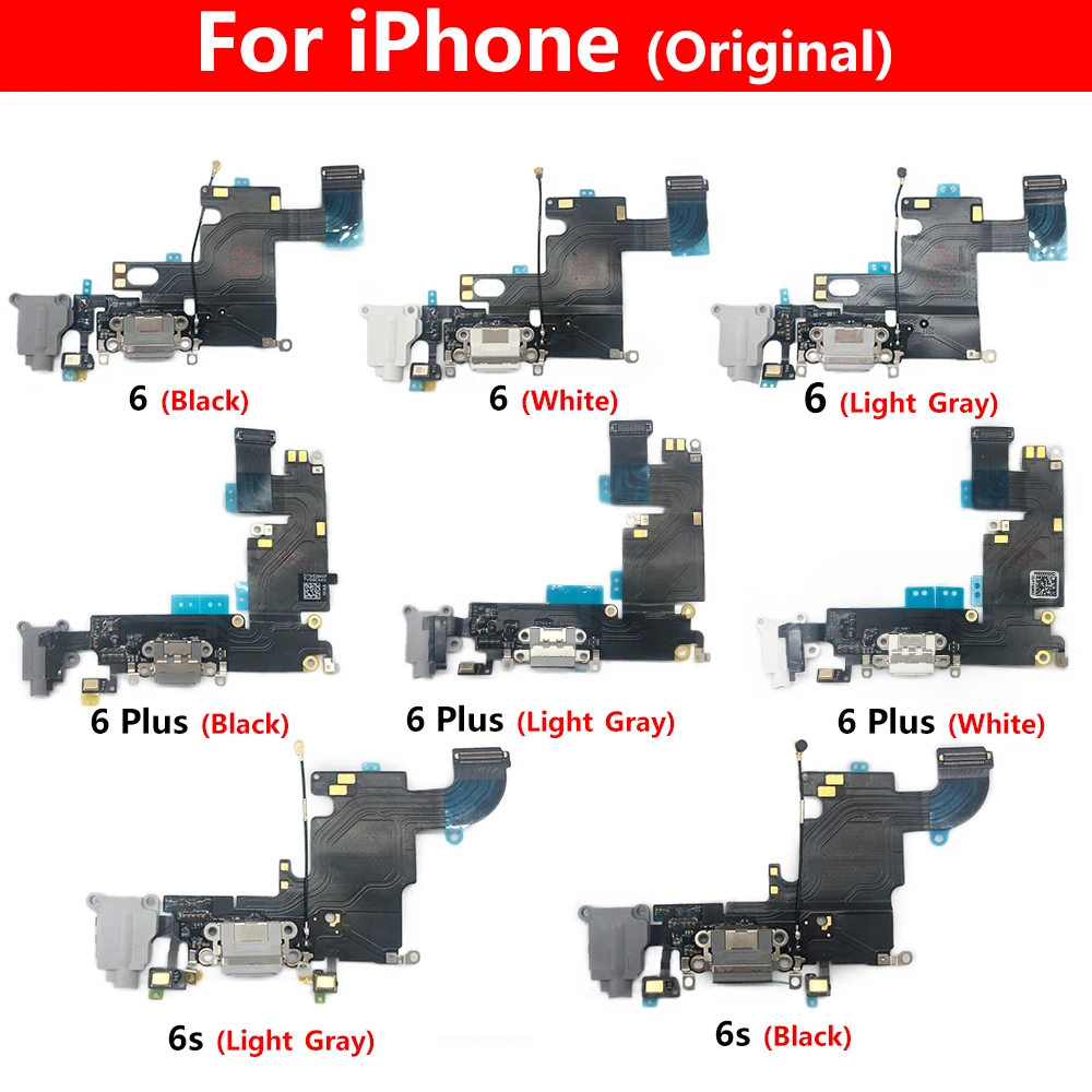 

Original USB Charging Port Connector Board For IPhone 6 6S Plus 7 placa de carga Cell Phone Replacement Parts