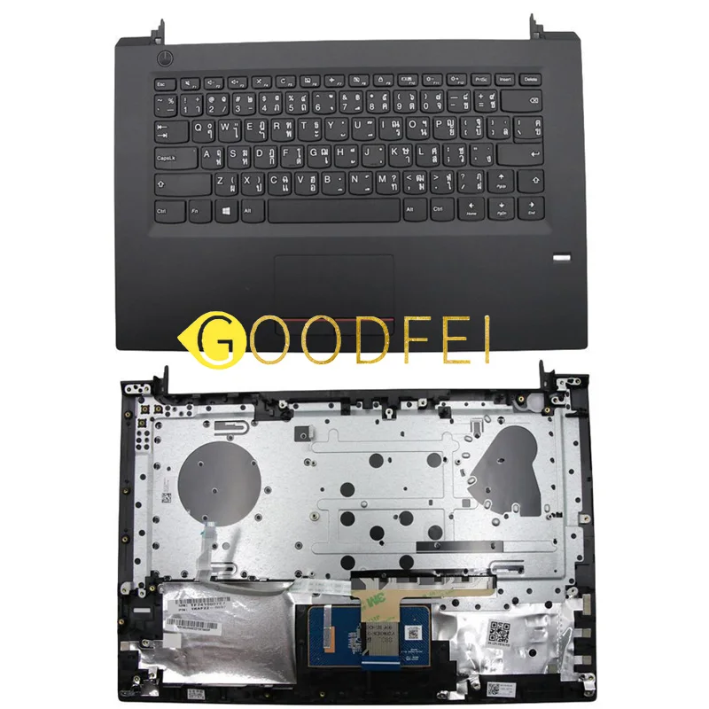 

5CB0L59492 новая Оригинальная для Lenovo V310-14ISK тайская клавиатура с сенсорной панелью и отверстием для отпечатков пальцев