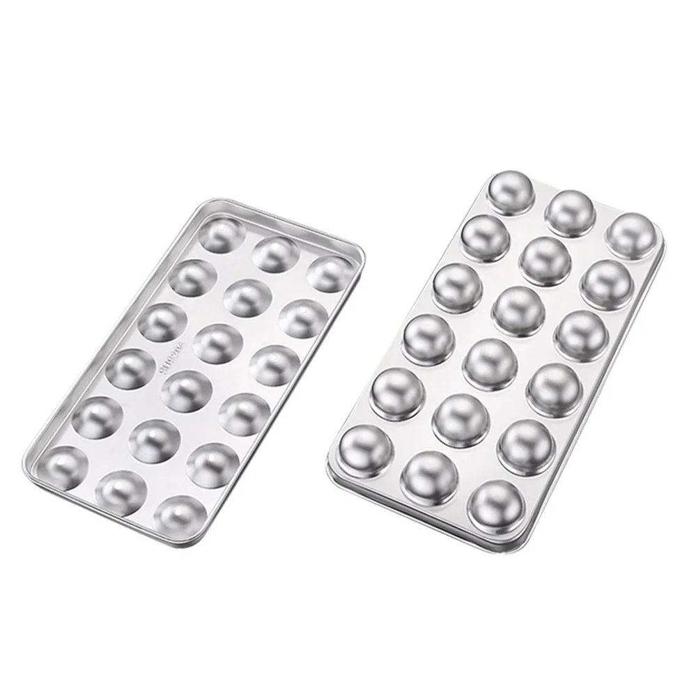 

Stainless Steel Ice Cube Tra Stainless Steel Balls Shaped Ice Cube Tray Creative Round Ice Cube Tray with Cover for Restaurant