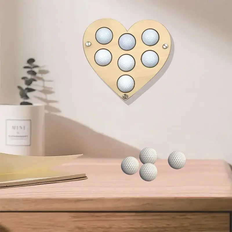 Деревянная подставка для мячей гольфа 9x8 дюймов