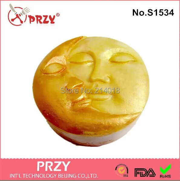 

Soap Mold Cake Decoration Mold Handmade Soap Mold No.s1534 Aroma Stone Molds Popular Style Moon Face Modelling Silicon Moulds