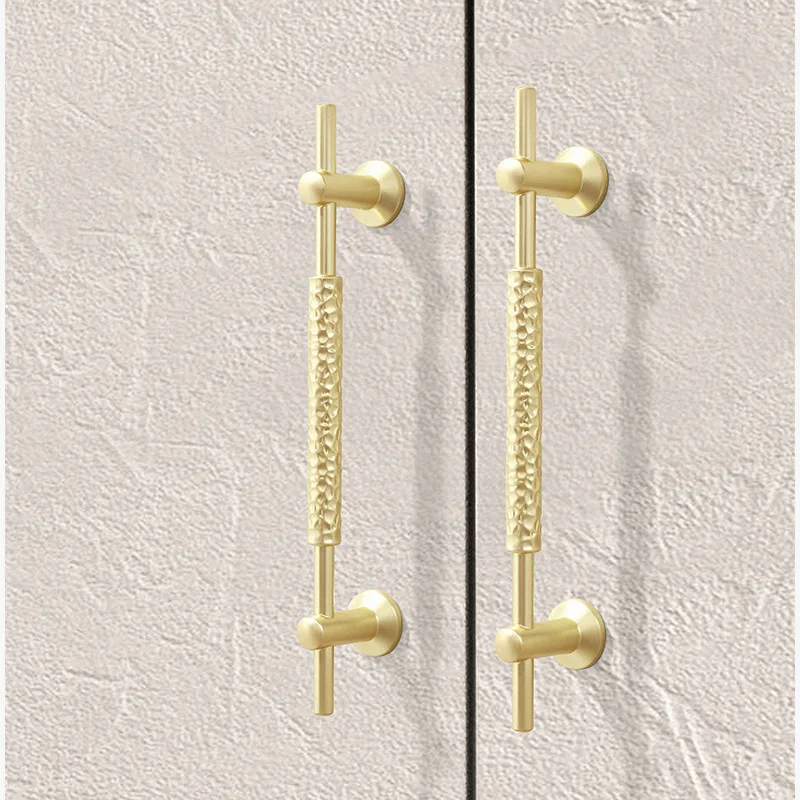 Высококачественная ручка для шкафа одежды черные и золотые ручки винного ящика