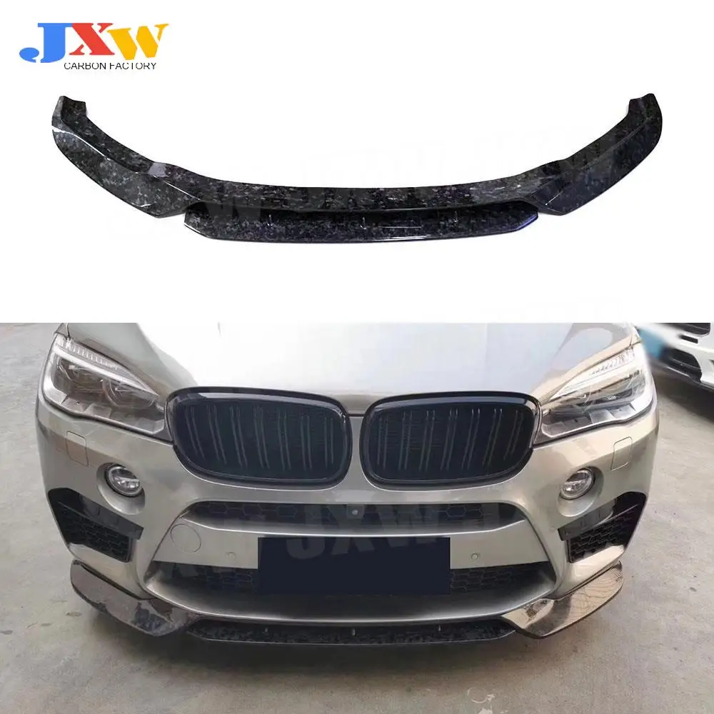 

Carbon Fiber / FRP Front Lip Spoiler For BMW X5M F85 X6M F86 2015 -2018 V Style Forged Carbon Head Bumper Chin Car Styling