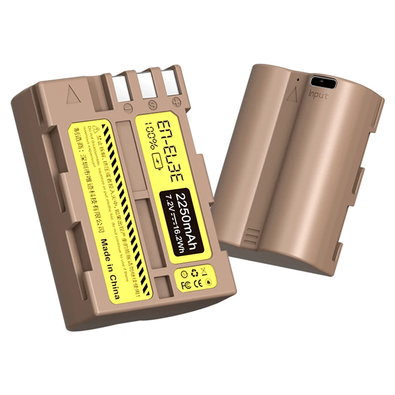 

Ulanzi Nikon EN-EL3E Type 2250mAh Lithium-Ion Battery With USB-C Charging Port for Nikon D100 D50 D70 D80 D200 D300 D700 D90