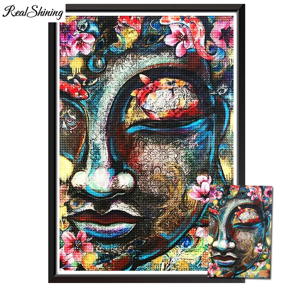 5D алмазная живопись сделай сам абстрактная Красочная картина с изображением