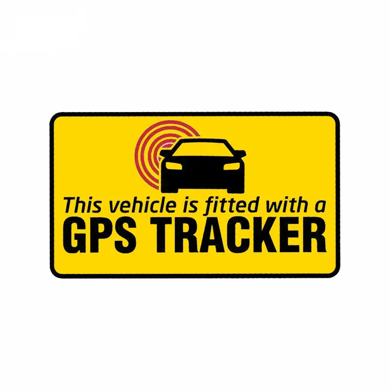 

110 мм * 63 мм, GPS-трекер, встроенная безопасность, Предупреждение, Виниловая наклейка, автомобильные наклейки, окно