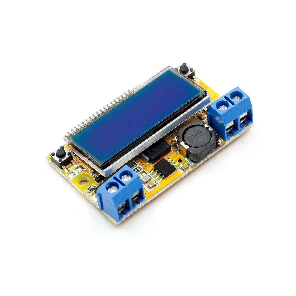 Внешний понижающий преобразователь напряжения с двойным дисплеем 5-23 В до 0-16 5 3 а